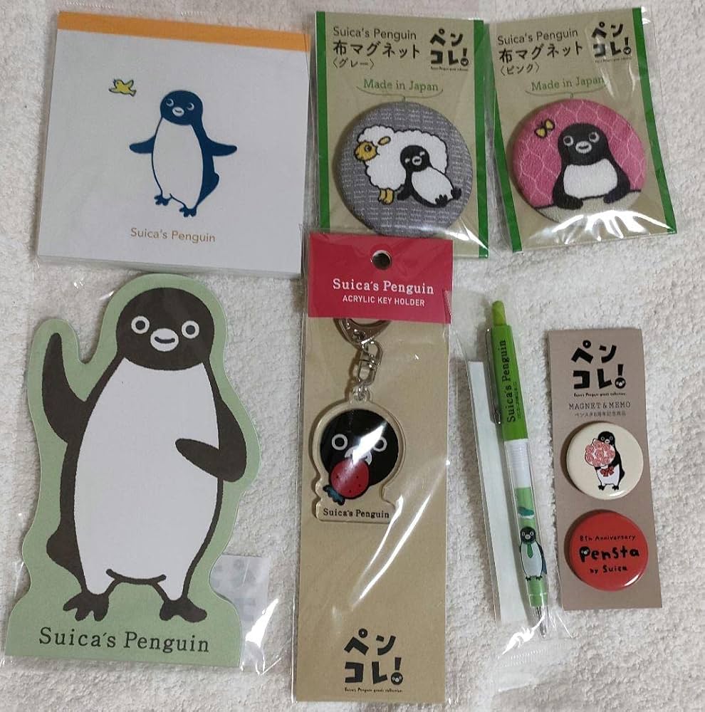 Suicaペンギン　タオルとメモ帳 Suicaのペンギン ダイカットメモ帳（プレゼント）:TRAINIART JRE